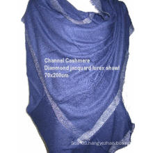 Cashmere Diamond lurex shawl